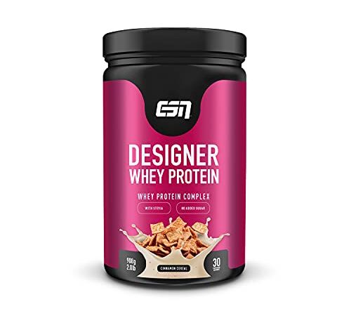 ESN Designer Whey, Cinnamon Cereal, 908g Dose, Eiweißpulver