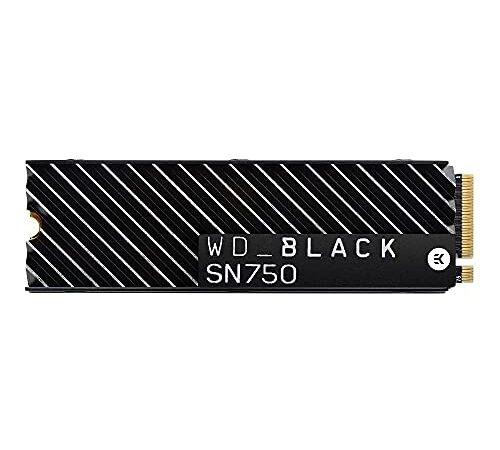 WD_BLACK SN750 1 TB High-Performance NVMe M.2 interne Gaming SSD mit Heatsink