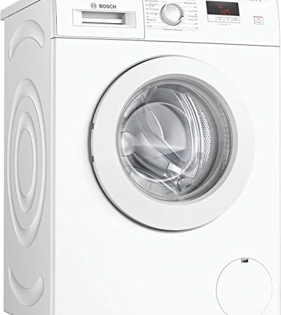 Bosch WAJ24060 Serie 2 Waschmaschine, 7 kg, 1200 UpM, EcoSilence Drive leiser und effizienter Motor, SpeedPerfect schneller saubere Wäsche, ExtraKurz 15‘ Schnellprogramm in 15 Minuten