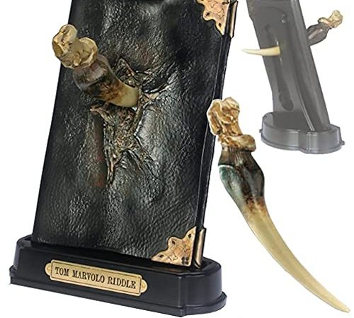 The Noble Collection Basilisk Fang and Tom Riddle Diary Sculpture