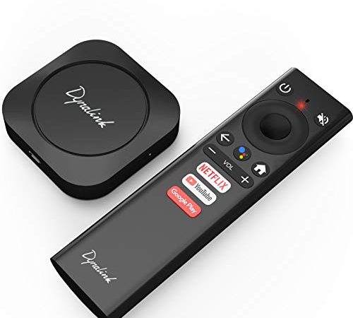 Dynalink Android TV Box, Android 10 Unterstützt 4K HDR Smart-Streaming-Media-Player