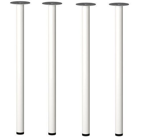Ikea ADILS Beine in weiß; (70cm); 4 Stück
