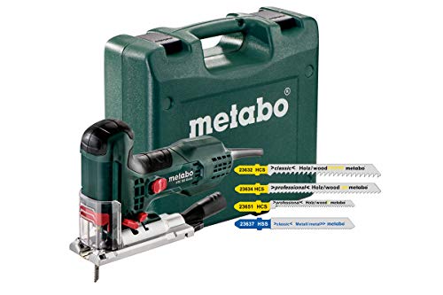 Metabo STE 100 Quick Set Stichsäge Kunststoffkoffer- mit 20 Stichsägeblättern - 601100900