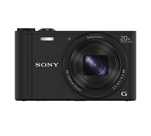 Sony DSC-WX350 Digitalkamera (18 Megapixel, 20-fach opt. Zoom, 7,5 cm (3 Zoll) LCD-Display, NFC, WiFi) schwarz