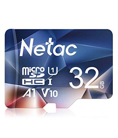 Netac Micro SD Karte 32gb Fat32, Speicherkarte Handy für Smartphone, Switch, Tablet, Camera, Drone, Raspberry pi