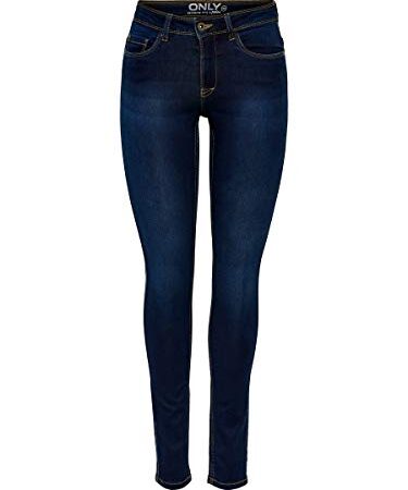ONLY Damen Jeans Ultimate King 15077791 Dark Blue Denim XL/30