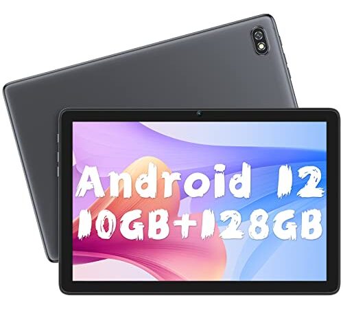 Tablet 10 Zoll, Blackview Tab7 Pro Android 12 Tablet(2023), 10GB+128GB(1TB TF), 4G LTE&5G WiFi Tablet/1920*1200 FHD IPS/13+8MP Kamera/6580mAh/Sim Kartensteckplatz/Type-C Gaming Tablet mit Face ID/GPS